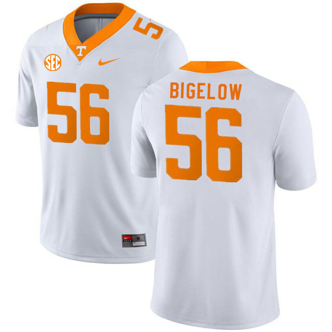 Men #56 Mekhi Bigelow Tennessee Volunteers College Football Jerseys Stitched Sale-White - Click Image to Close